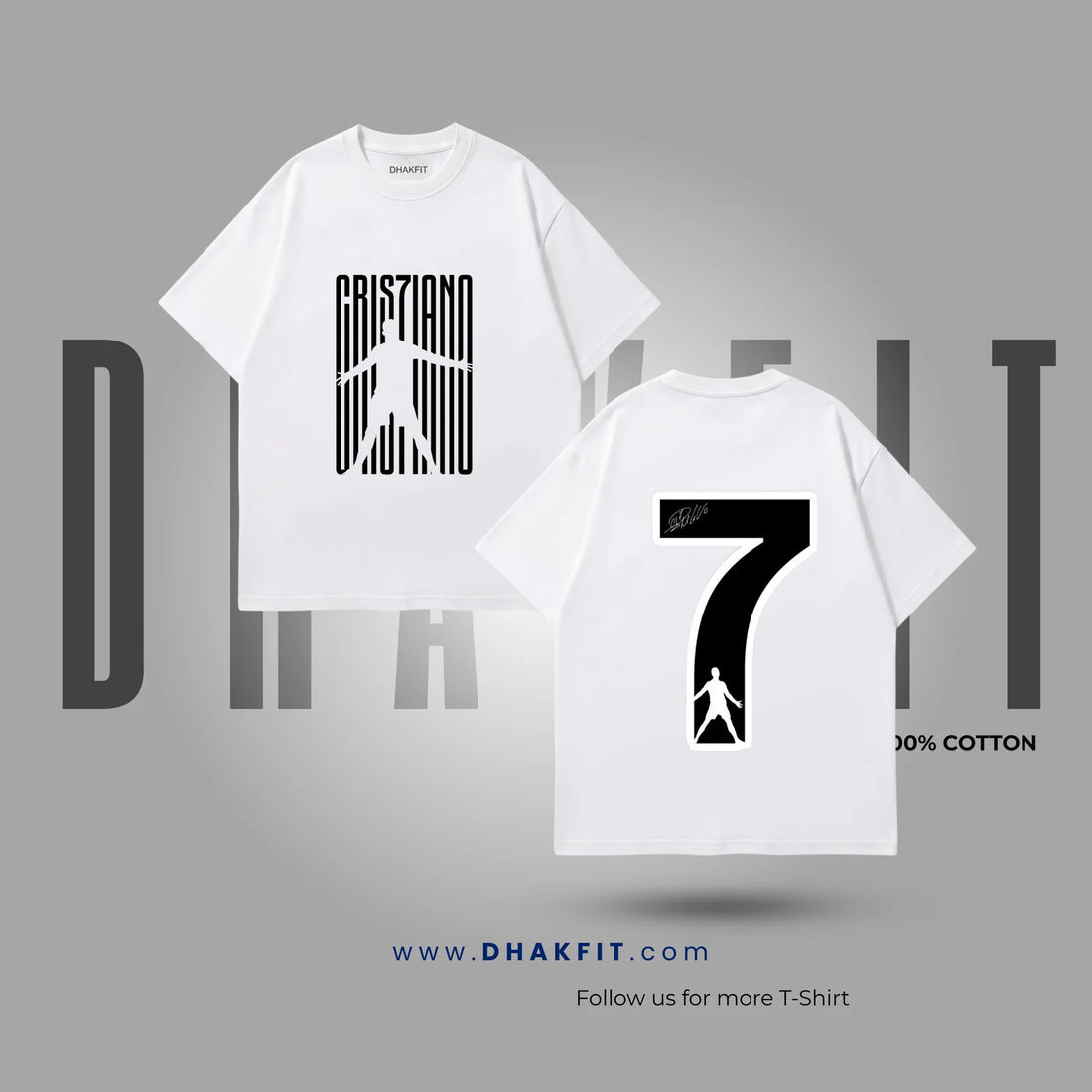 "The CR7 " Oversized Tee