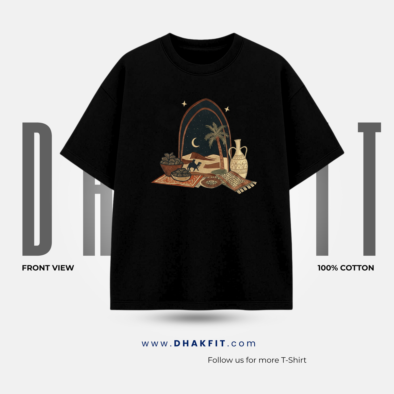 "Desert Dusk Graphic" Oversized Tee